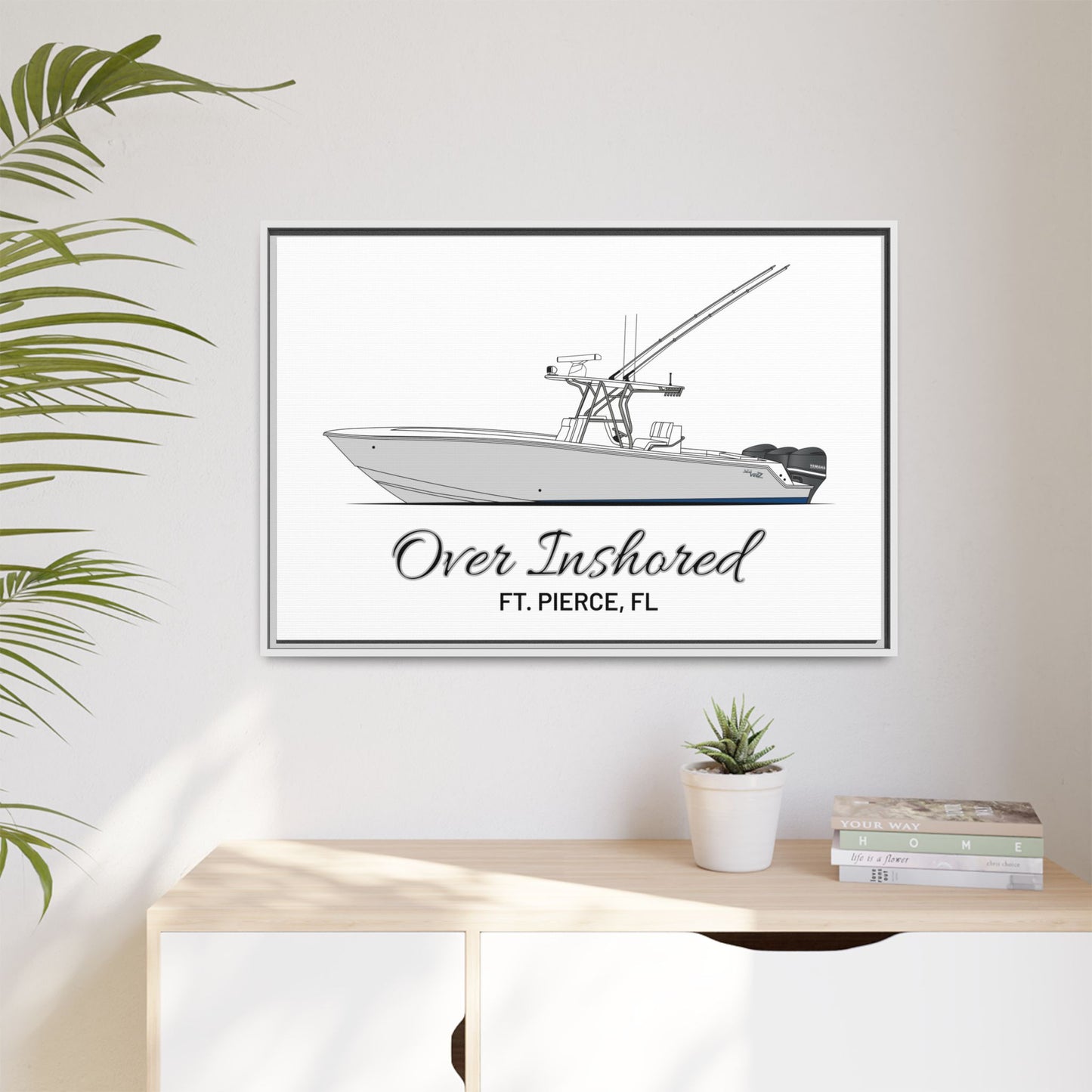 Framed Matte Canvas Art Print