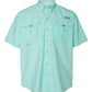 PFG Bahama™ II Custom Embroidered Solar Performance Short Sleeve Fishing Shirt