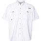 PFG Bahama™ II Custom Embroidered Solar Performance Short Sleeve Fishing Shirt