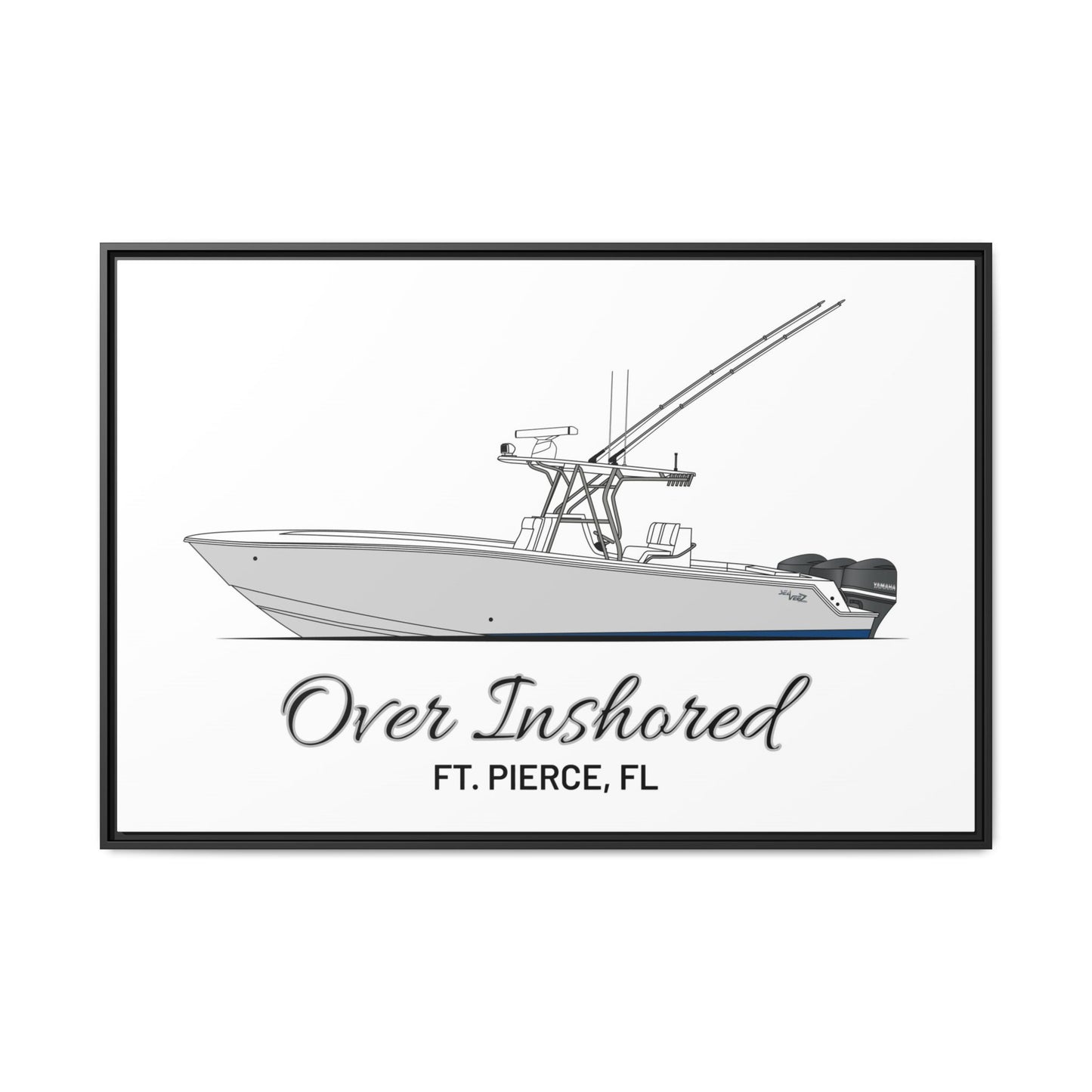 Framed Matte Canvas Art Print