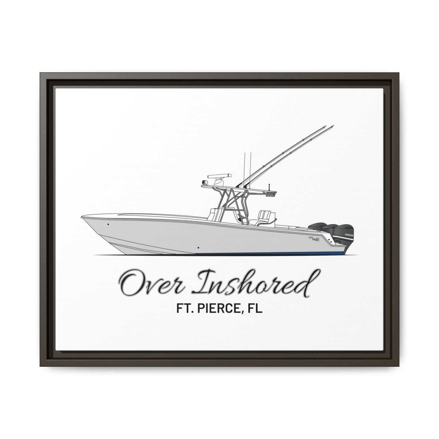 Framed Matte Canvas Art Print