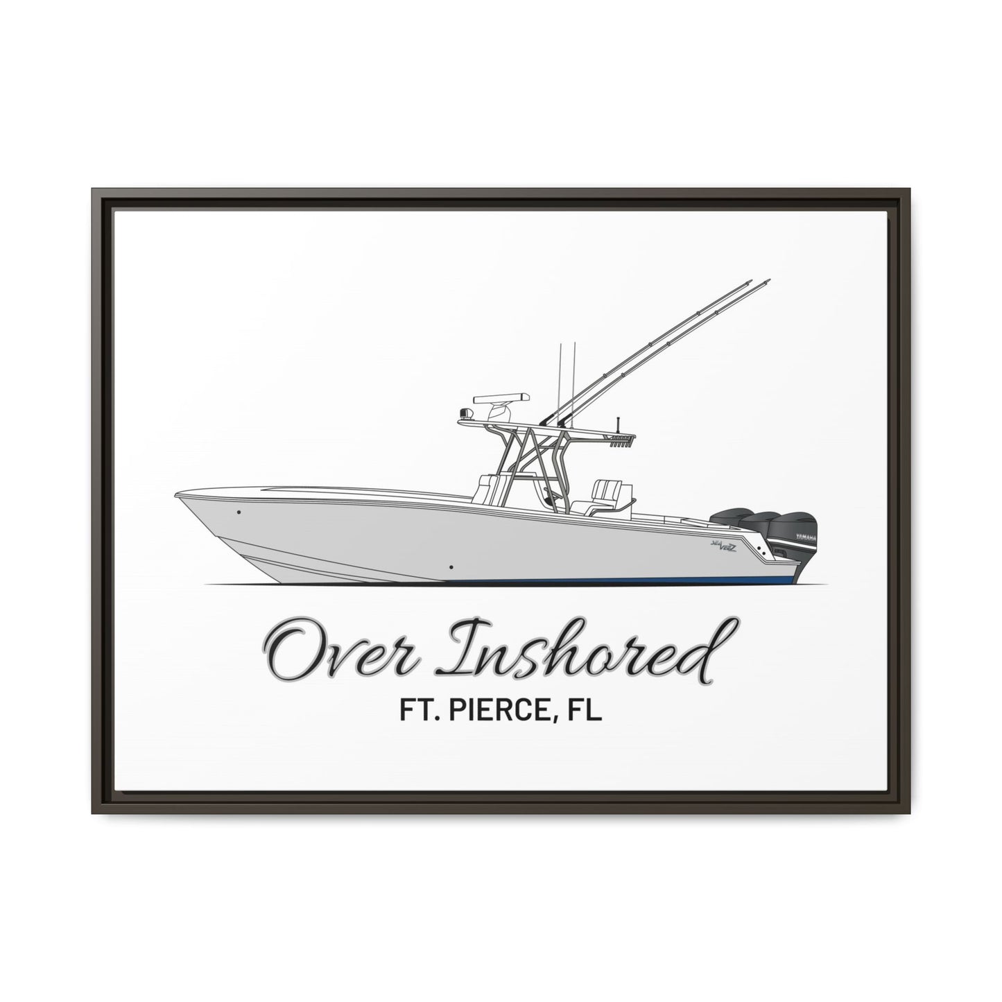 Framed Matte Canvas Art Print