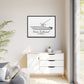 Framed Matte Canvas Art Print