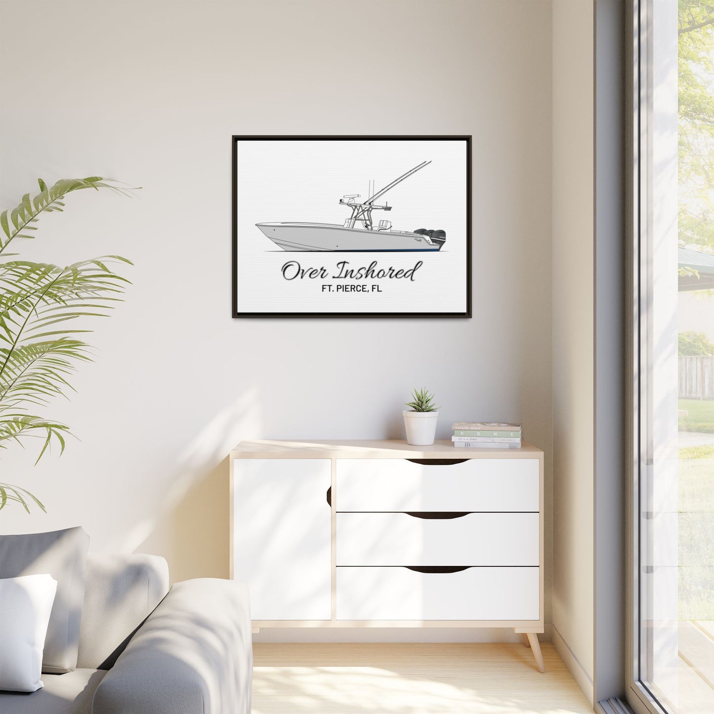 Framed Matte Canvas Art Print