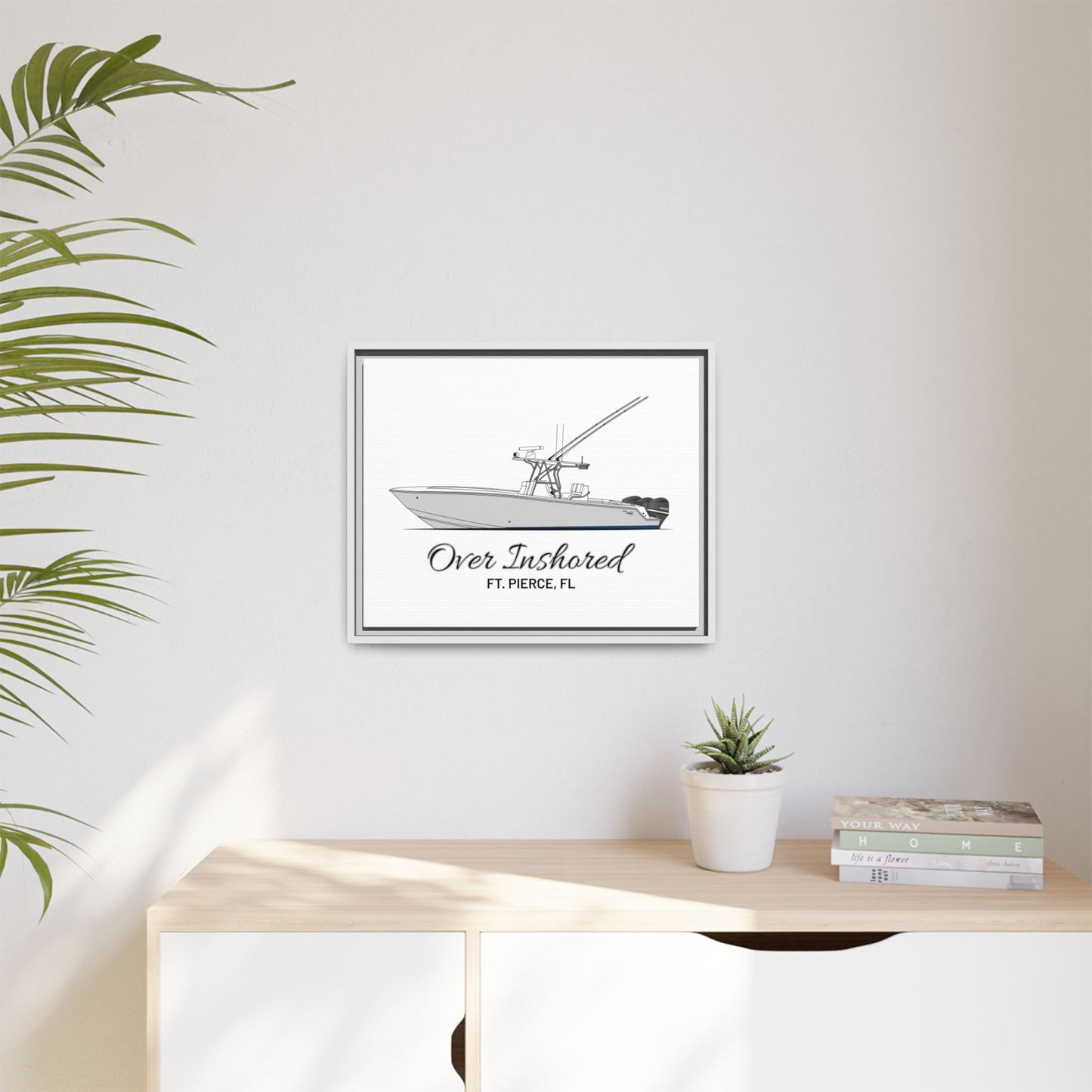 Framed Matte Canvas Art Print