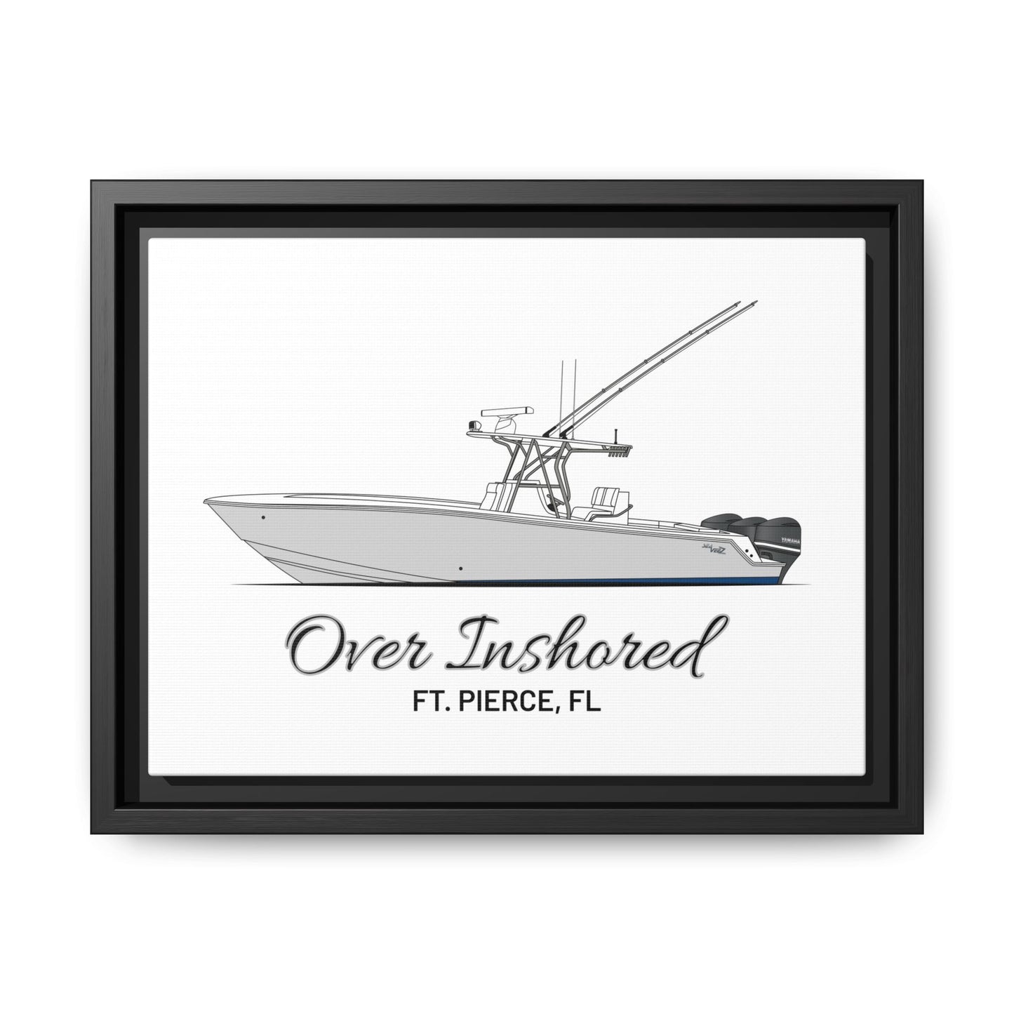 Framed Matte Canvas Art Print