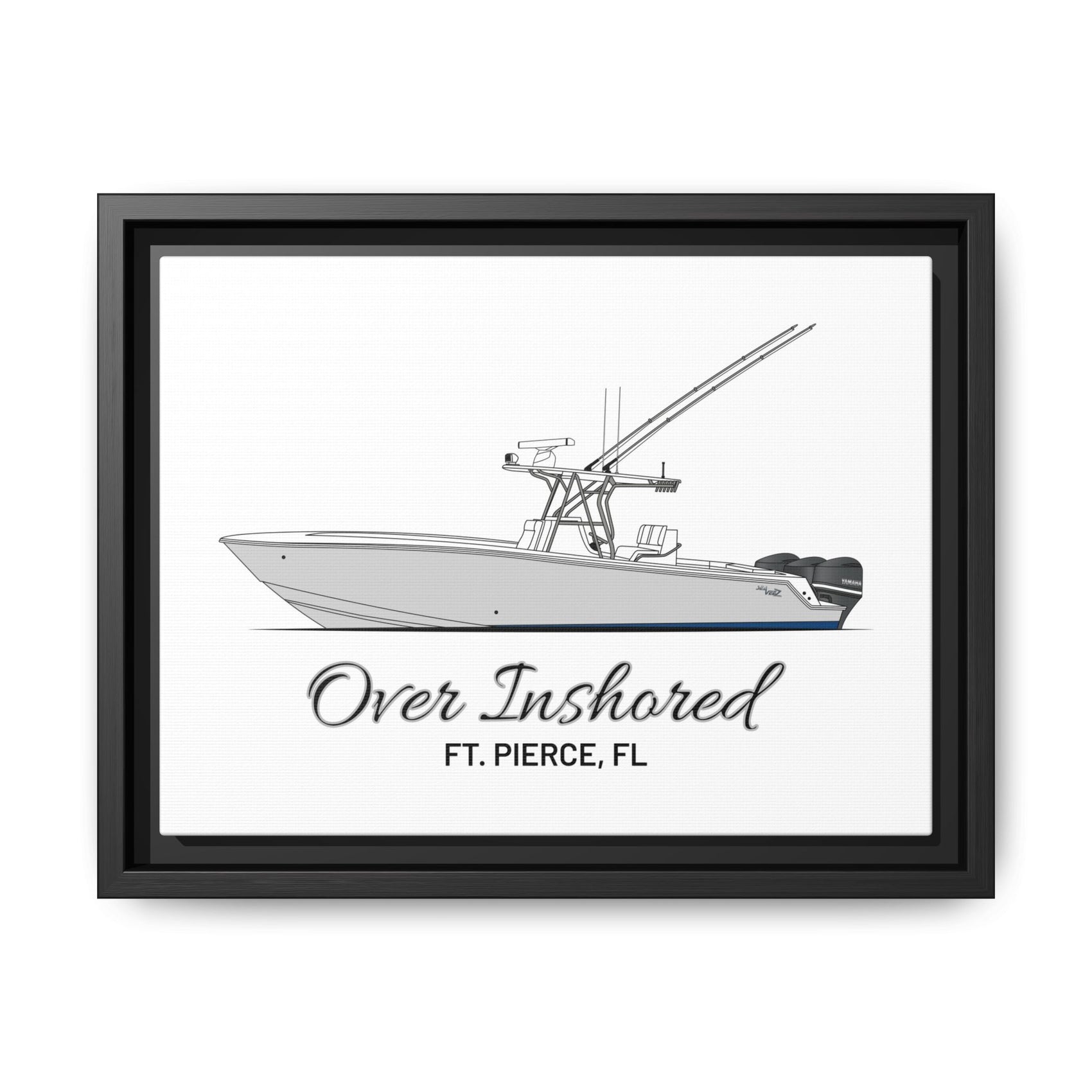 Framed Matte Canvas Art Print