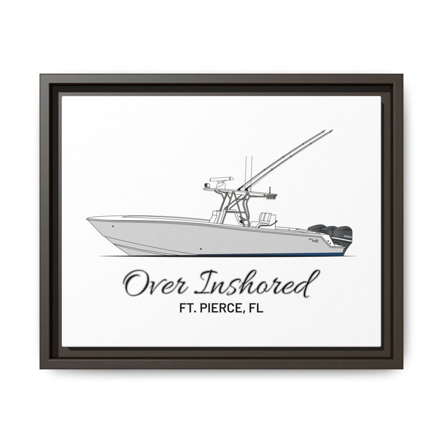 Framed Matte Canvas Art Print