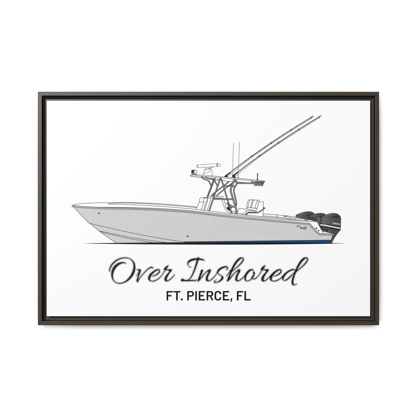 Framed Matte Canvas Art Print