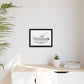 Framed Matte Canvas Art Print