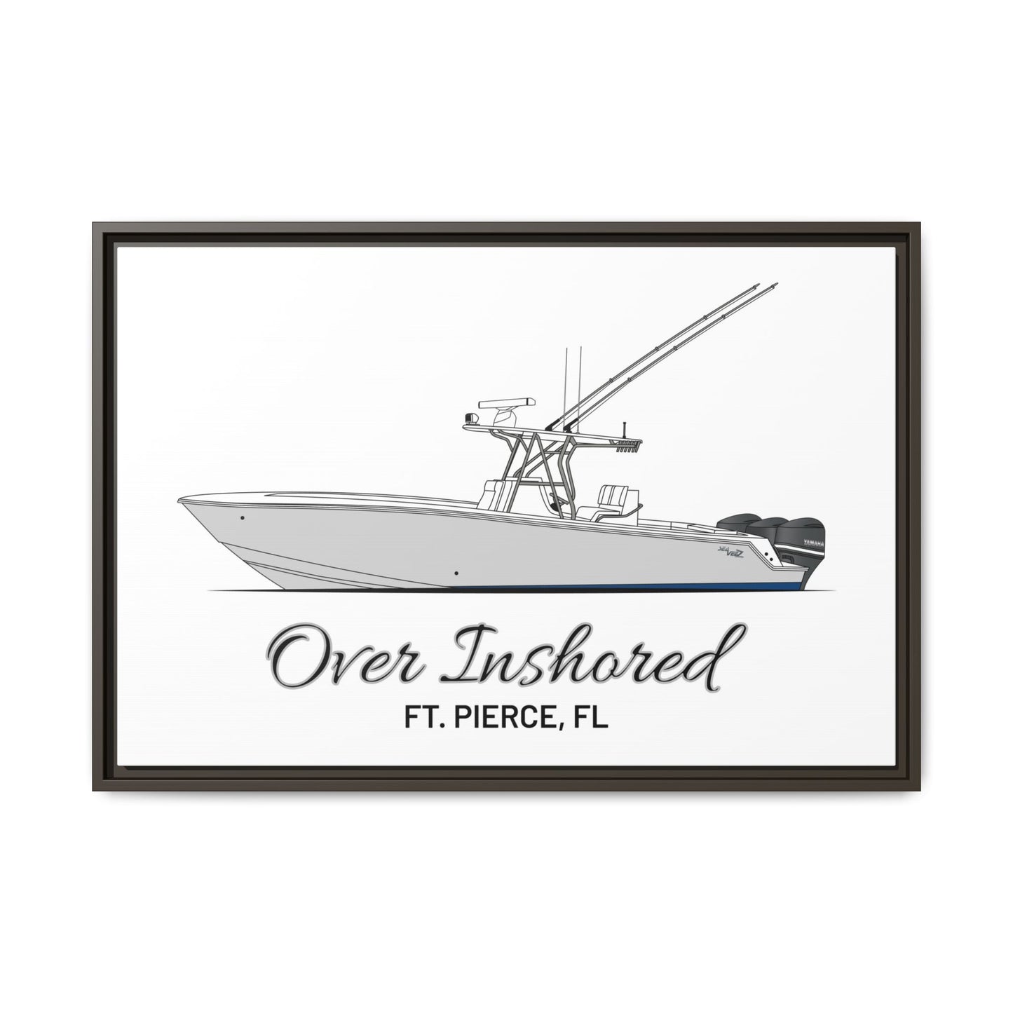 Framed Matte Canvas Art Print