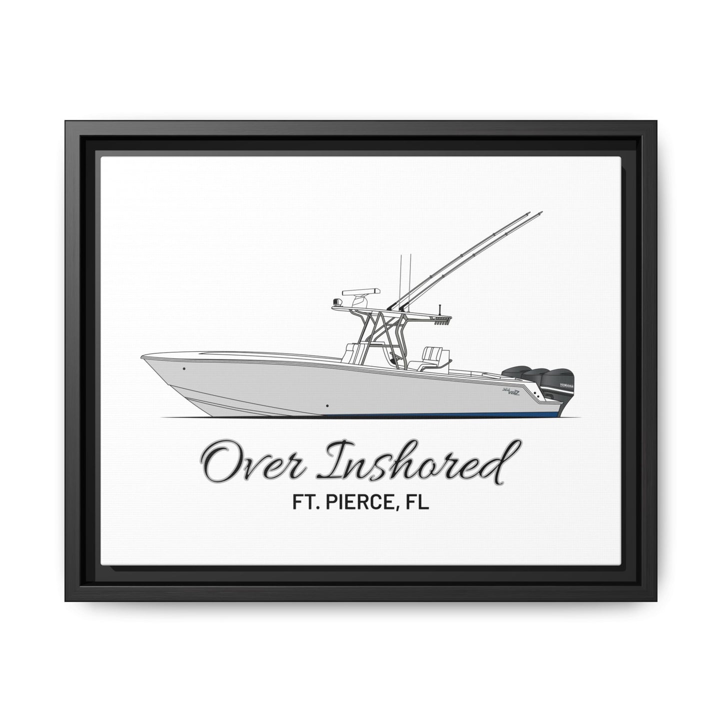 Framed Matte Canvas Art Print