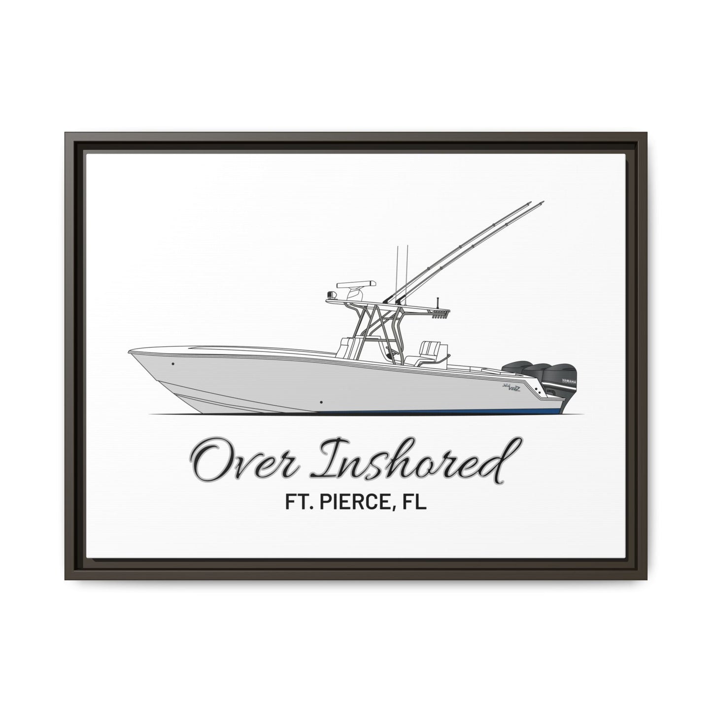 Framed Matte Canvas Art Print