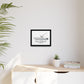 Framed Matte Canvas Art Print