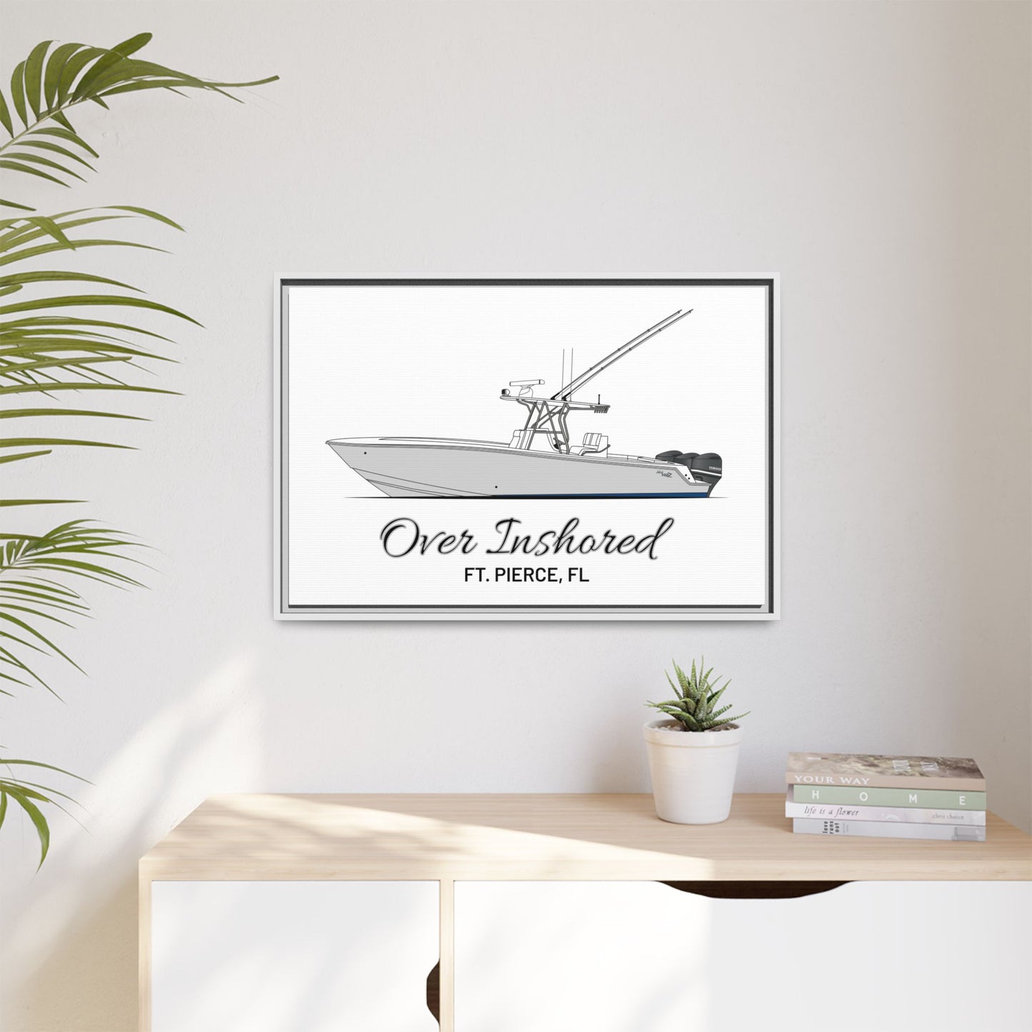 Framed Matte Canvas Art Print