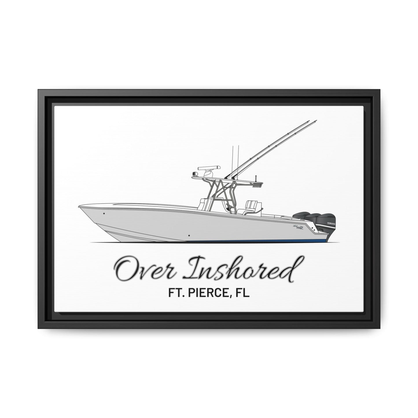 Framed Matte Canvas Art Print