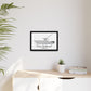 Framed Matte Canvas Art Print