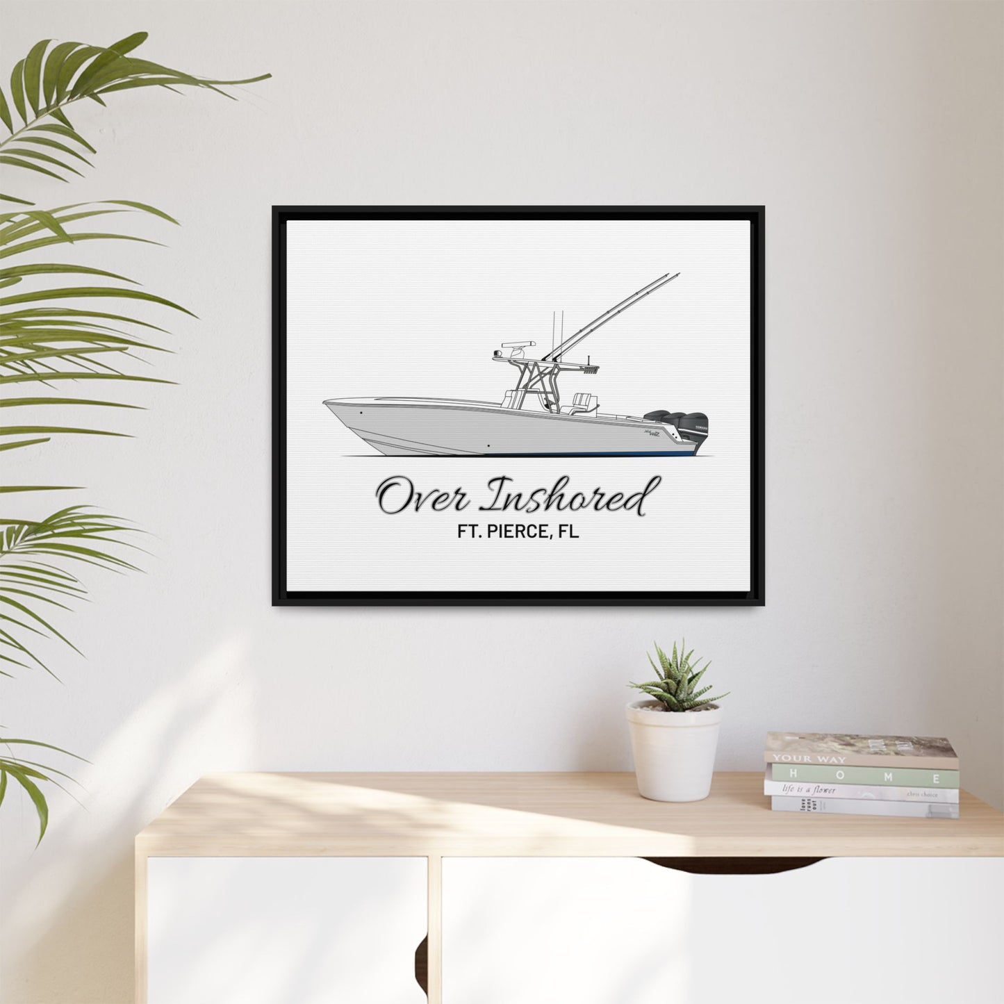 Framed Matte Canvas Art Print