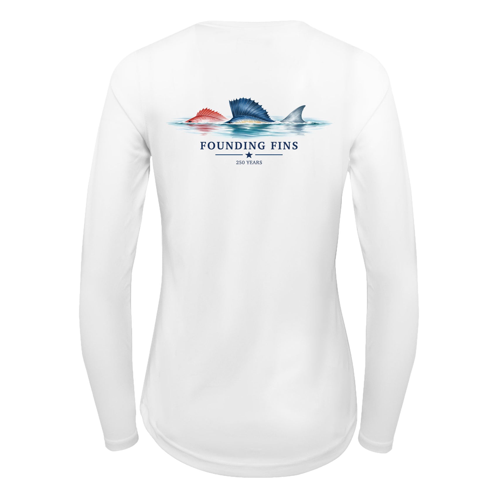 Founding Fins 250 Years – Women's UPF50+ Sun Shirt