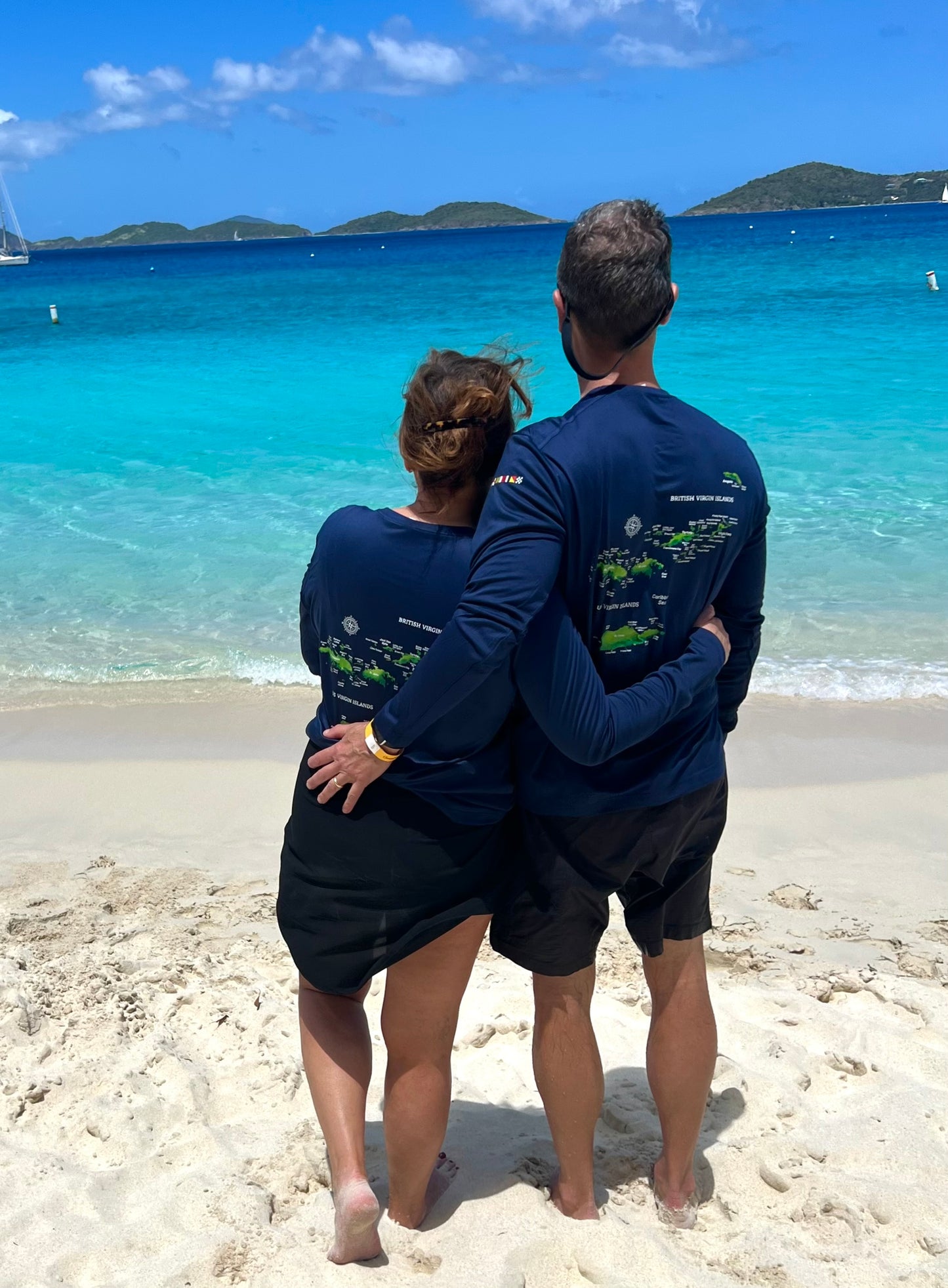 USVI BVI Virgin Islands UPF50+ Map Shirt – Signal Flag Edition