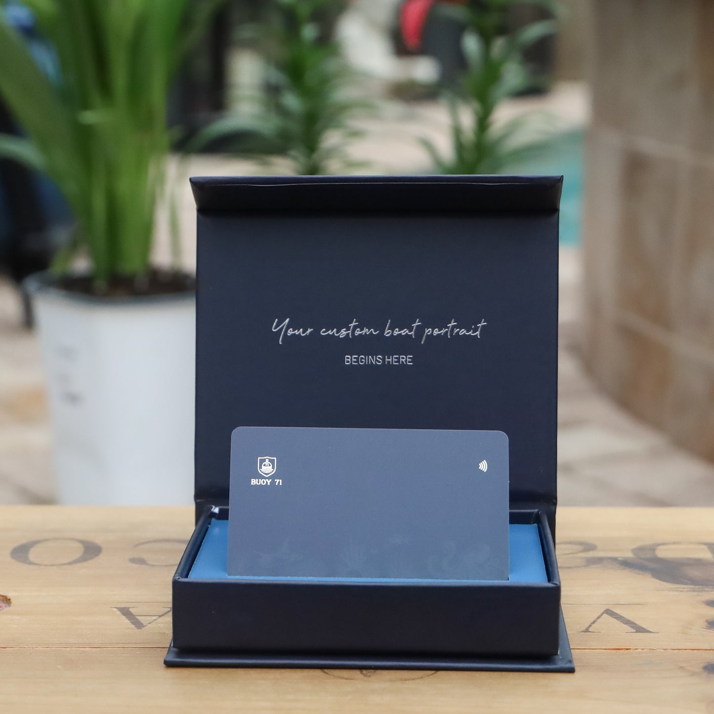 Custom Boat Drawing Gift Box (NFC Access Card)
