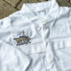 Button Down Custom Embroidered Solar Performance Short Sleeve Fishing Shirt