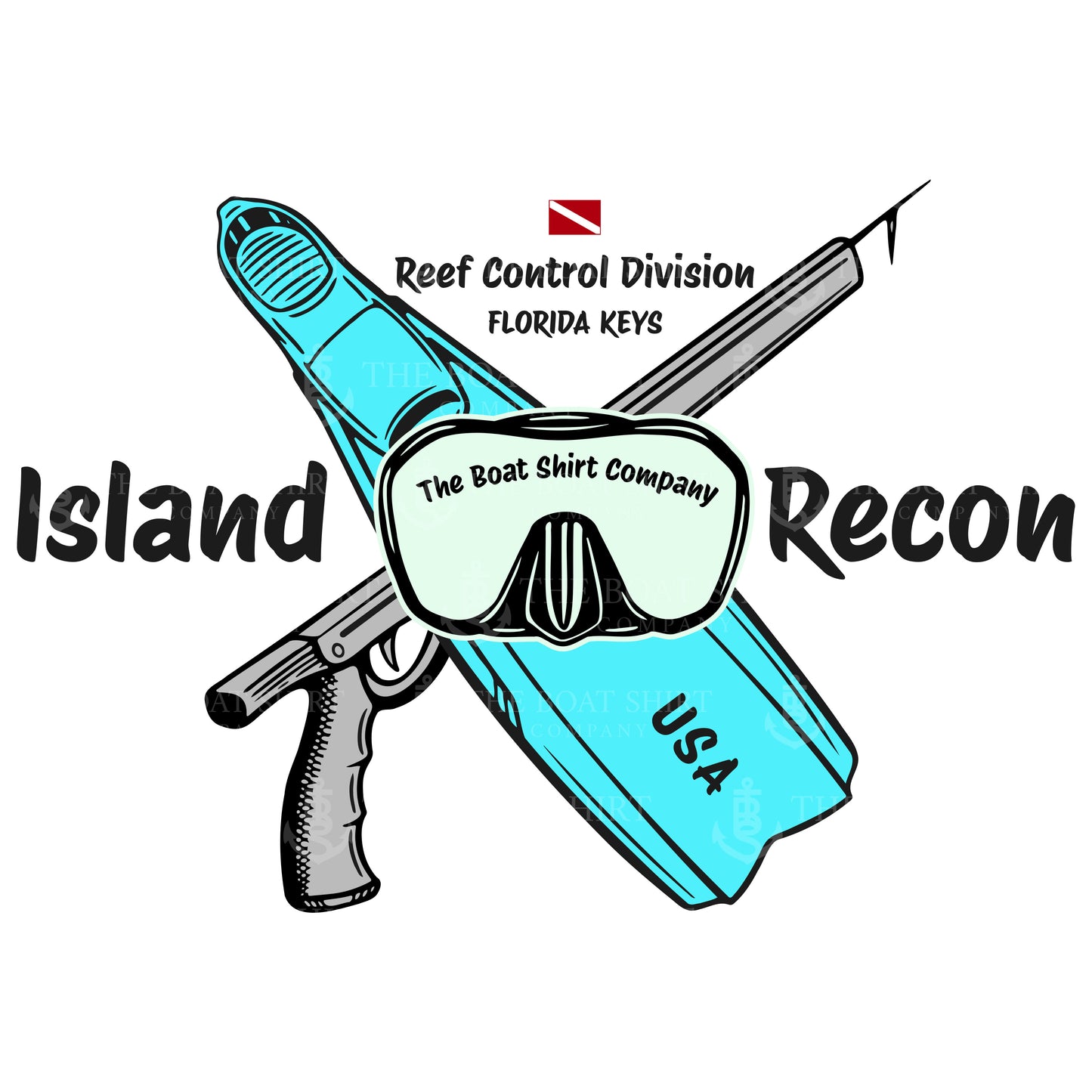 Island Recon UPF 50+ Sun Hoodie – Custom Spear Ops Design