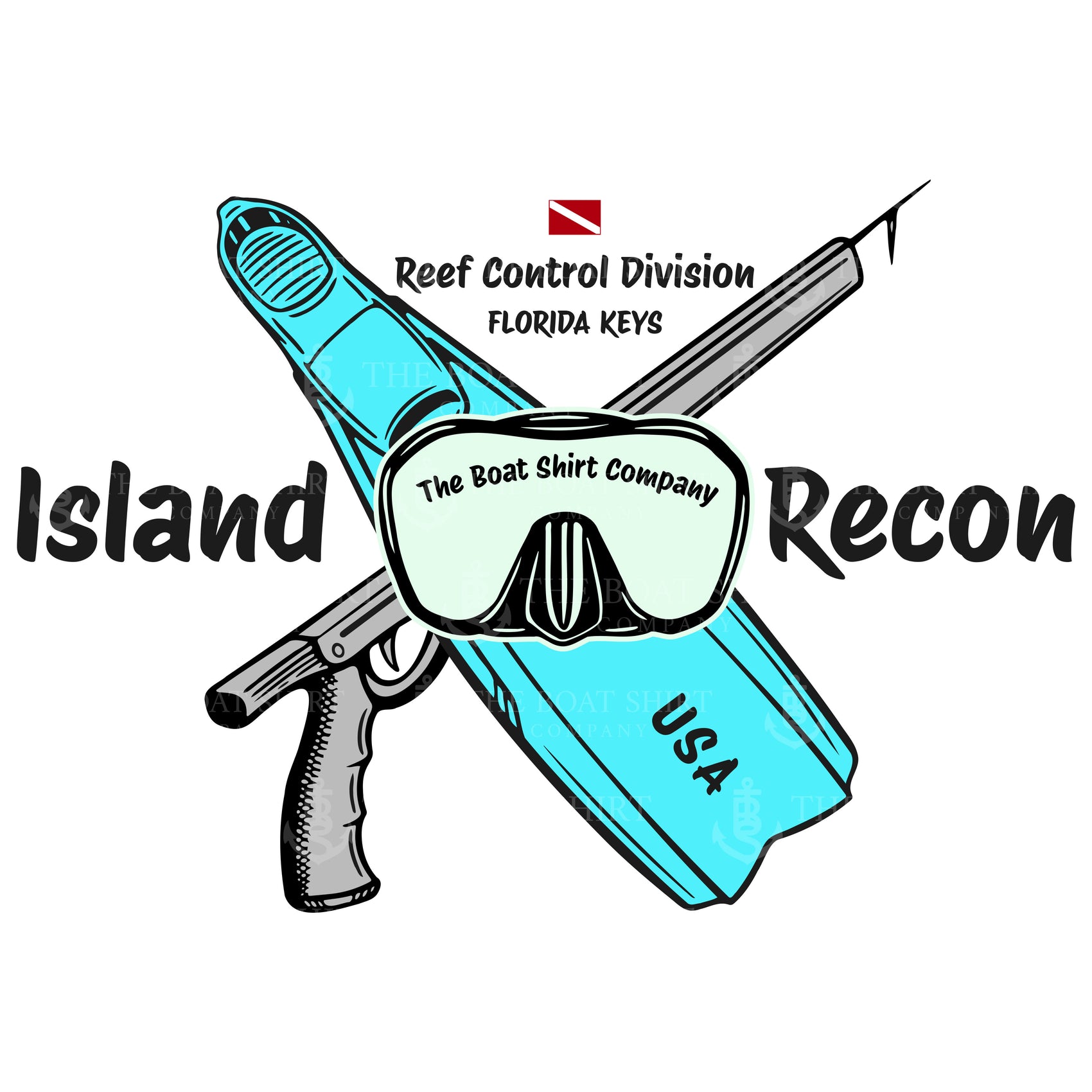 Island Recon UPF 50+ Sun Hoodie – Custom Spear Ops Design