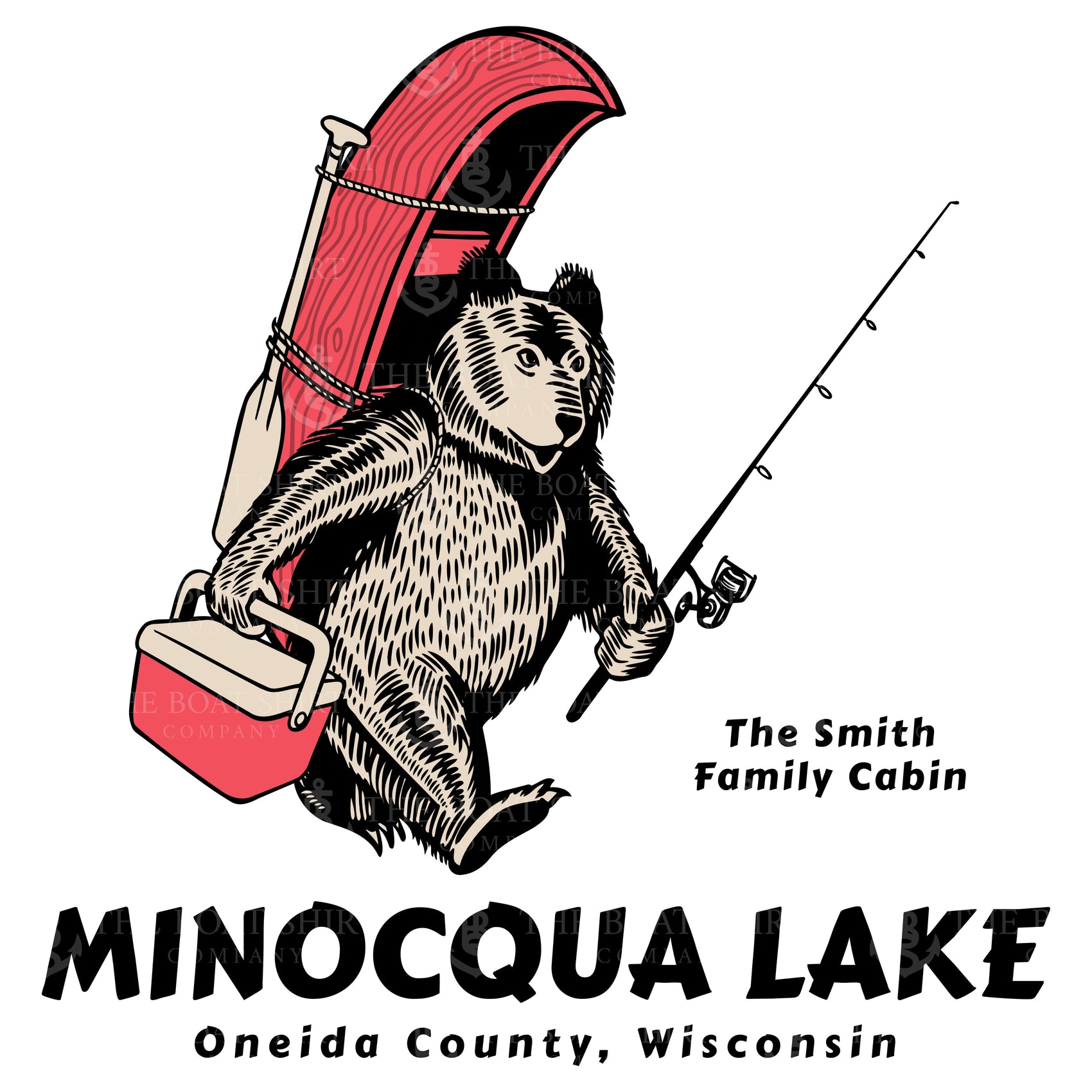 Lake Time Adventure Shirt – Custom Family Cabin Design