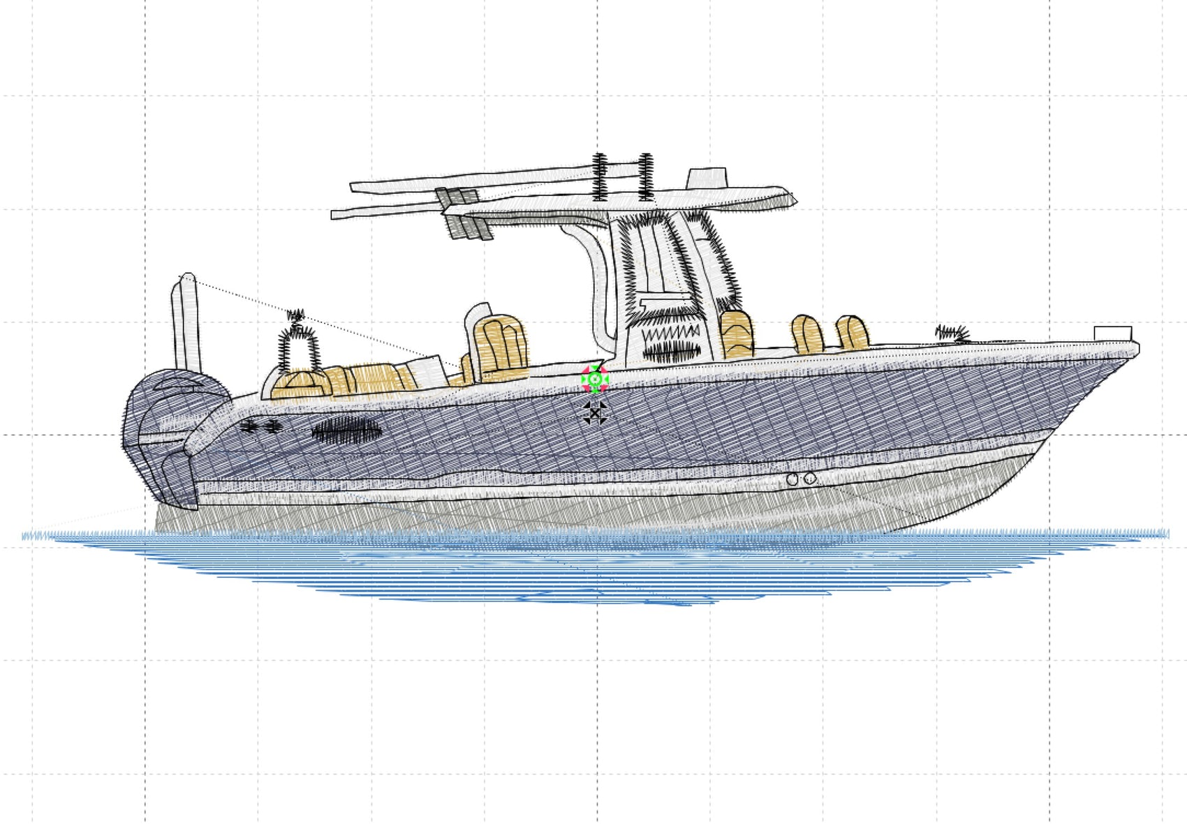 Embroidery digitizing