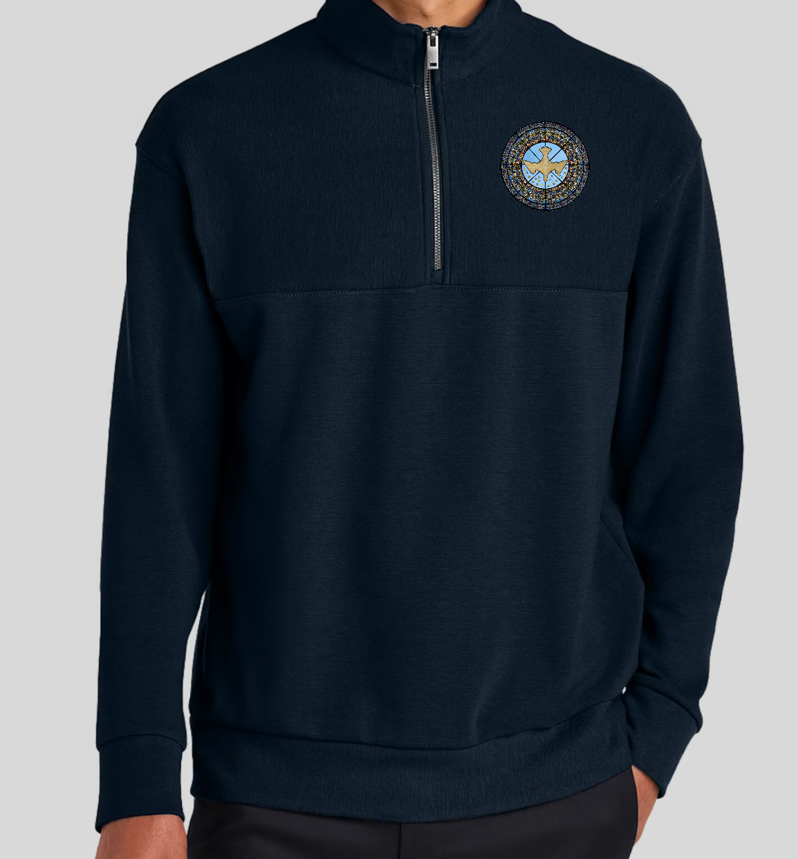 Mercer+Mettle® Linear Texture 1/4-Zip