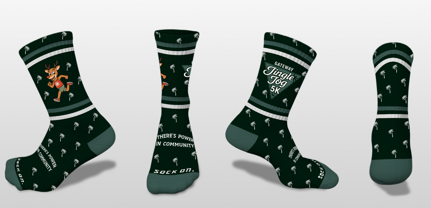 Jingle Jog Socks