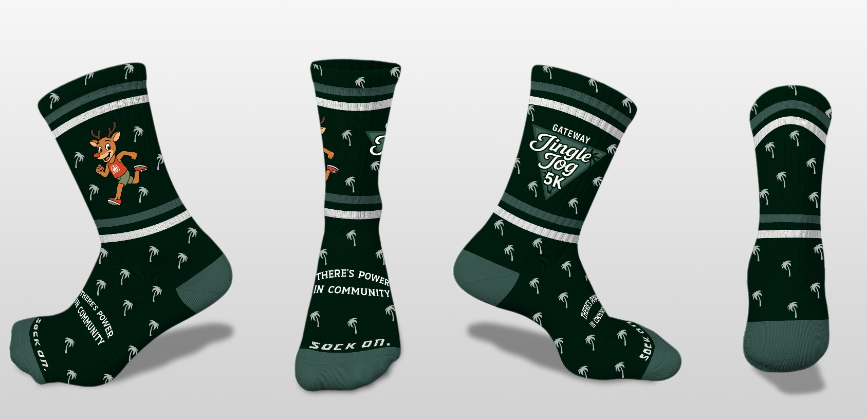 Jingle Jog Socks