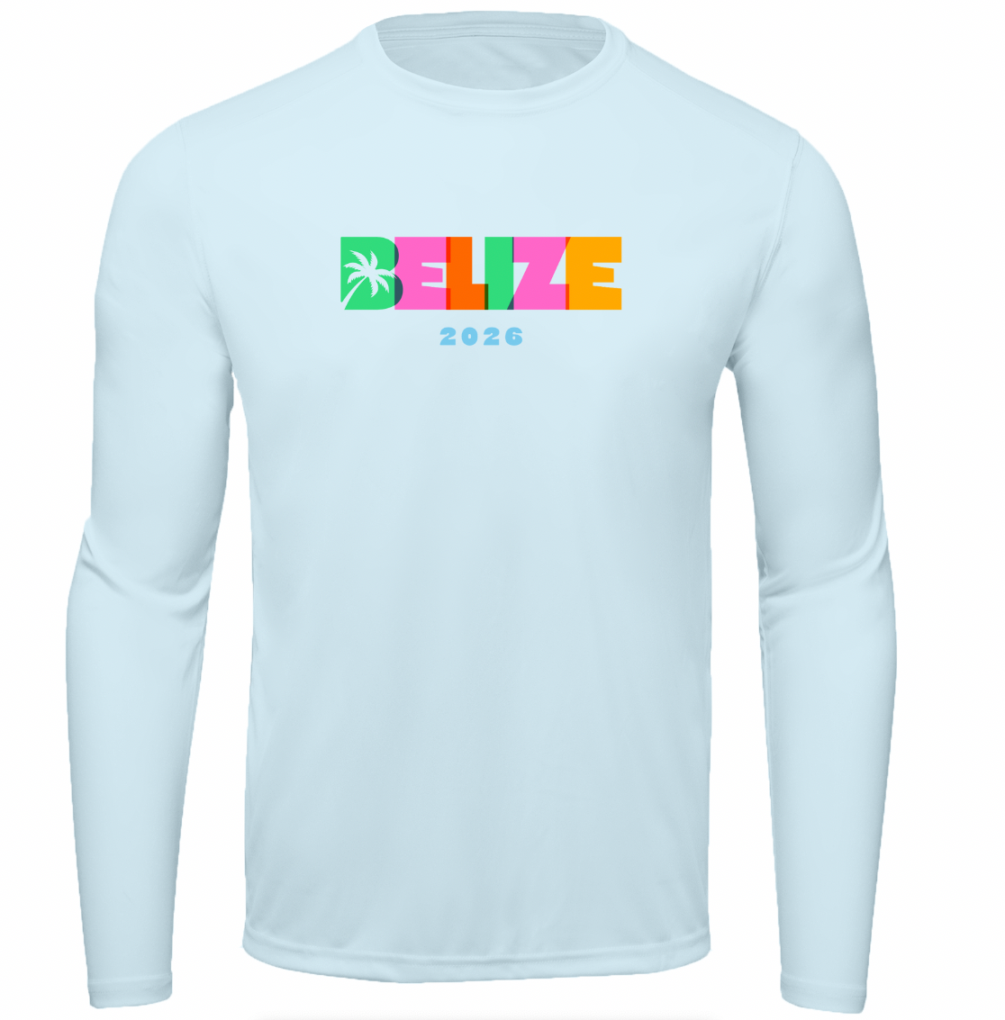 Belize Wordplay Map – UPF50+ Solar Performance Shirt