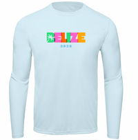 Belize Wordplay Map – UPF50+ Solar Performance Shirt