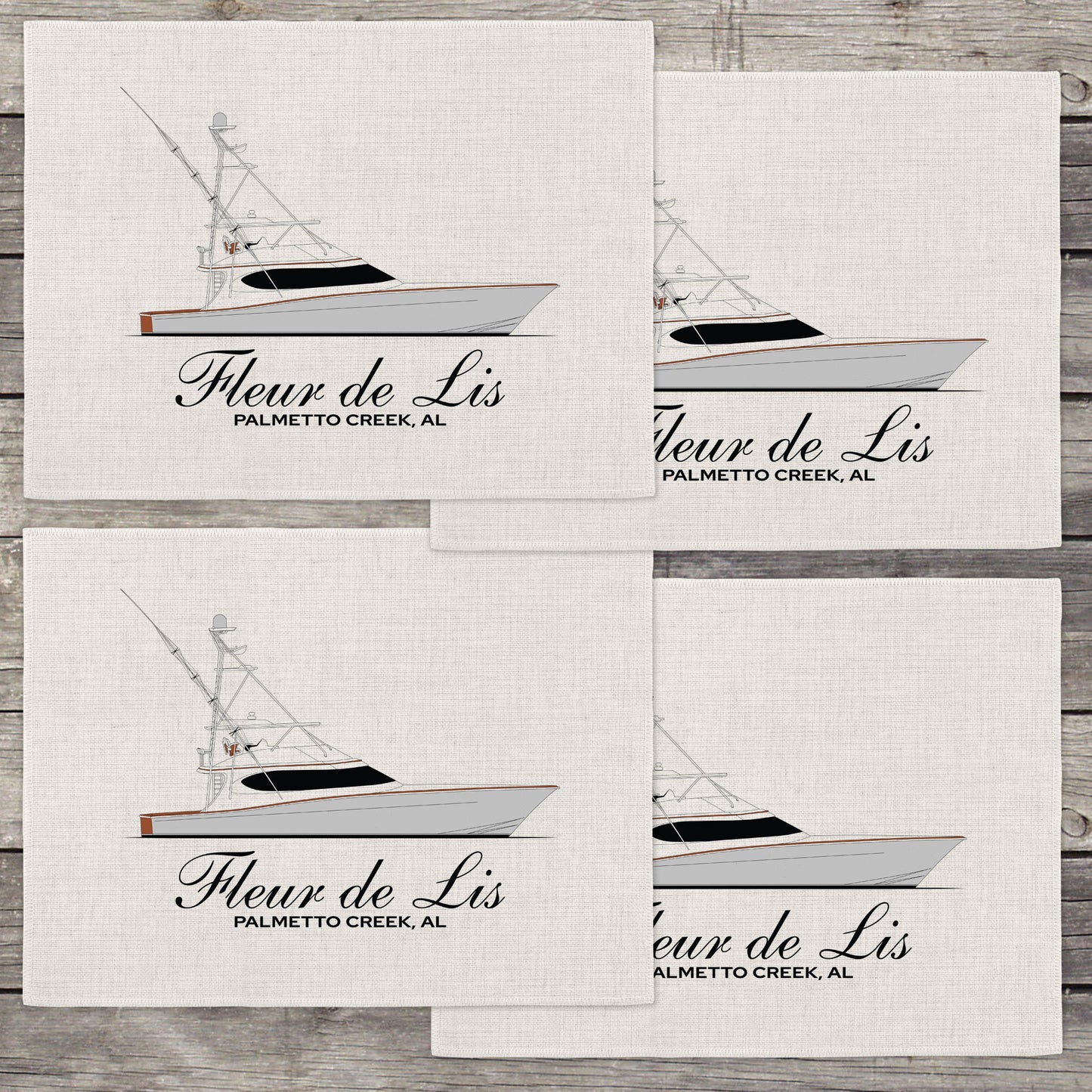 Custom Boat Placemats