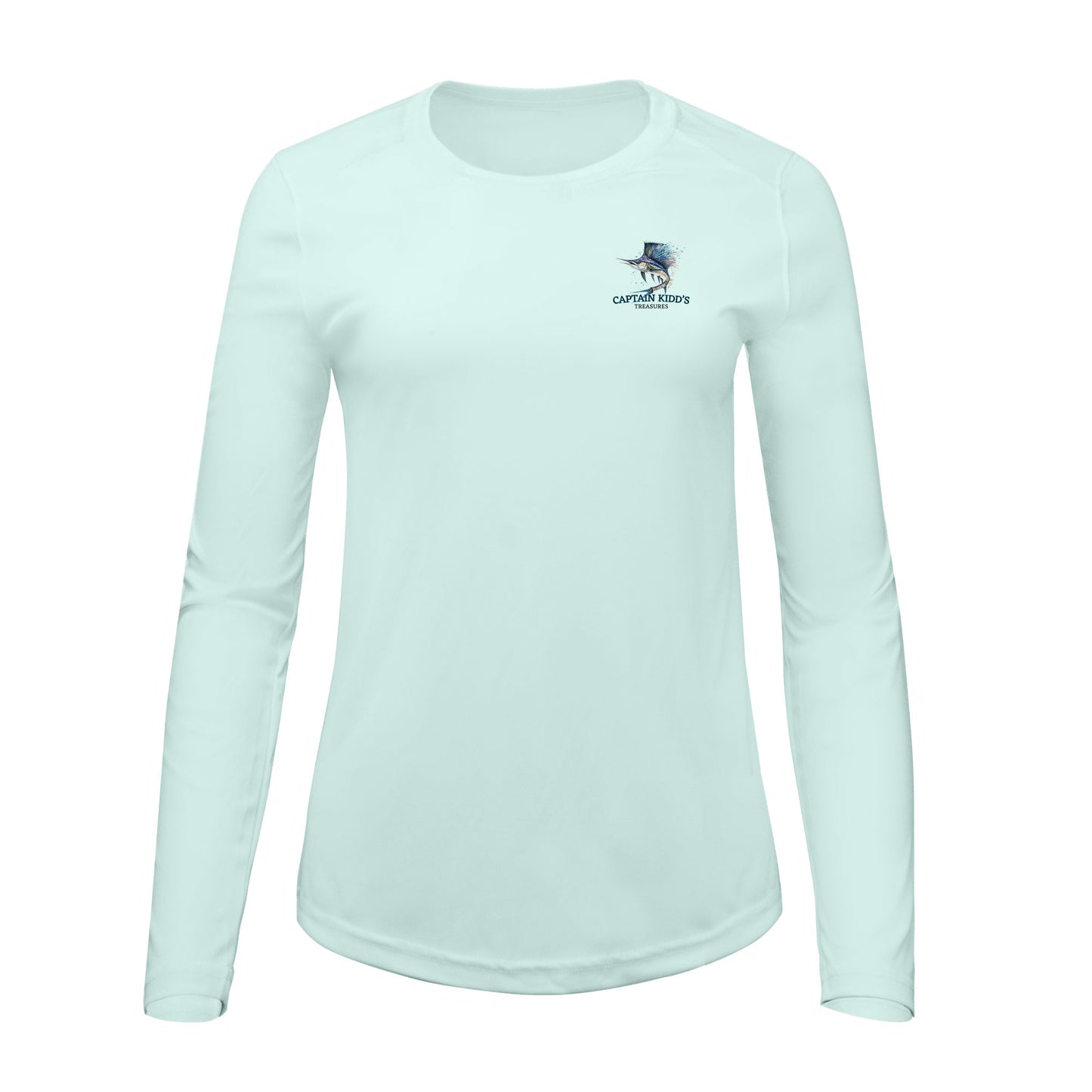 Exuma Sailfish Watercolor Map | Recycled Solar Performance