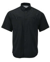 Button Down Custom Embroidered Solar Performance Short Sleeve Fishing Shirt