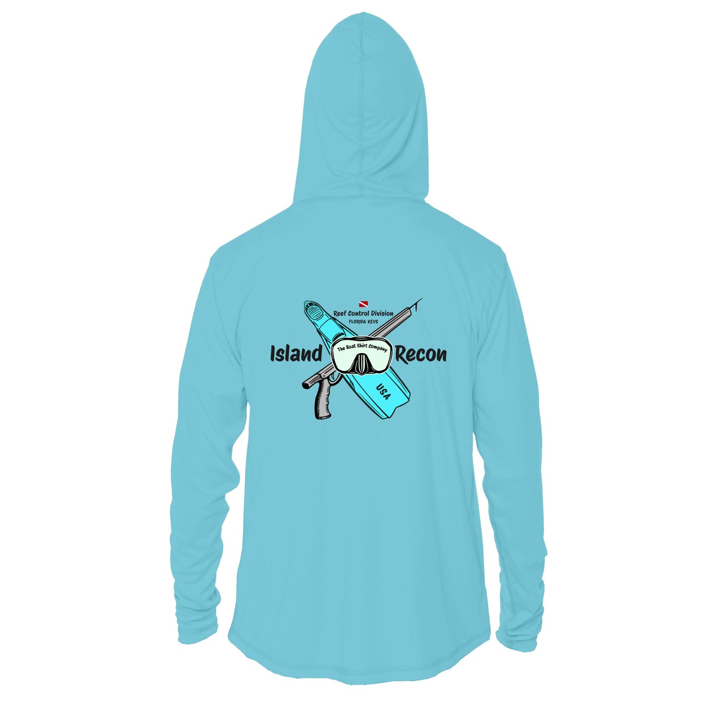 Island Recon UPF 50+ Sun Hoodie – Custom Spear Ops Design
