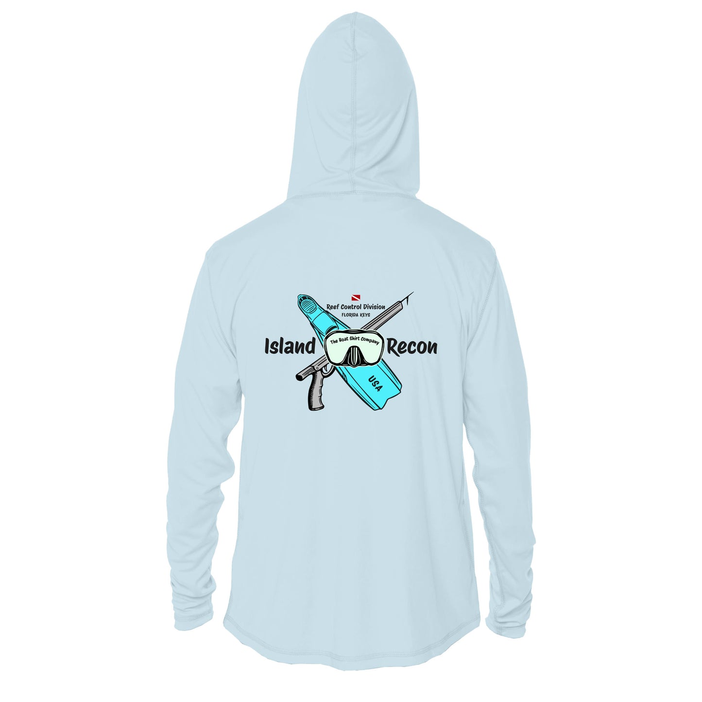 Island Recon UPF 50+ Sun Hoodie – Custom Spear Ops Design