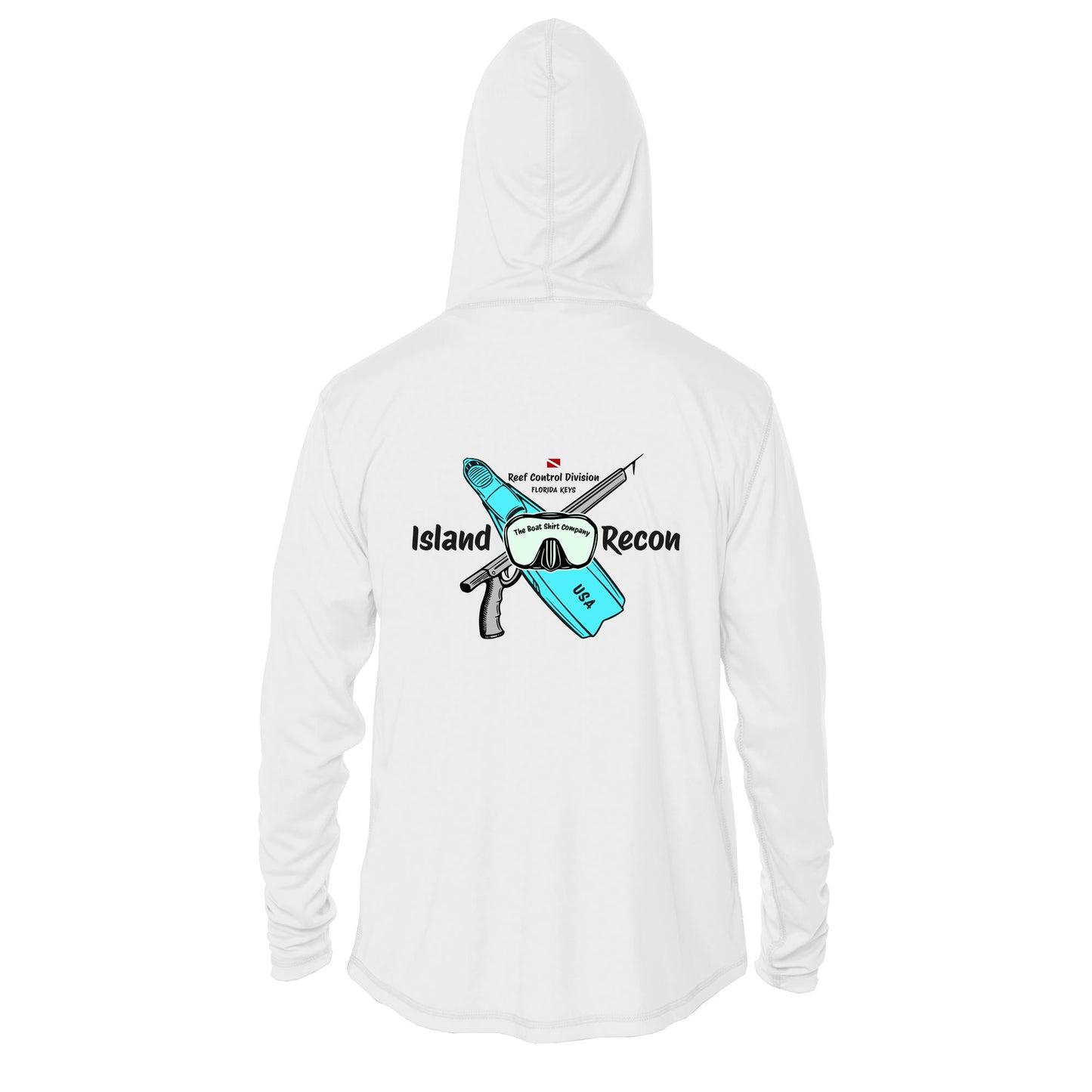 Island Recon UPF 50+ Sun Hoodie – Custom Spear Ops Design