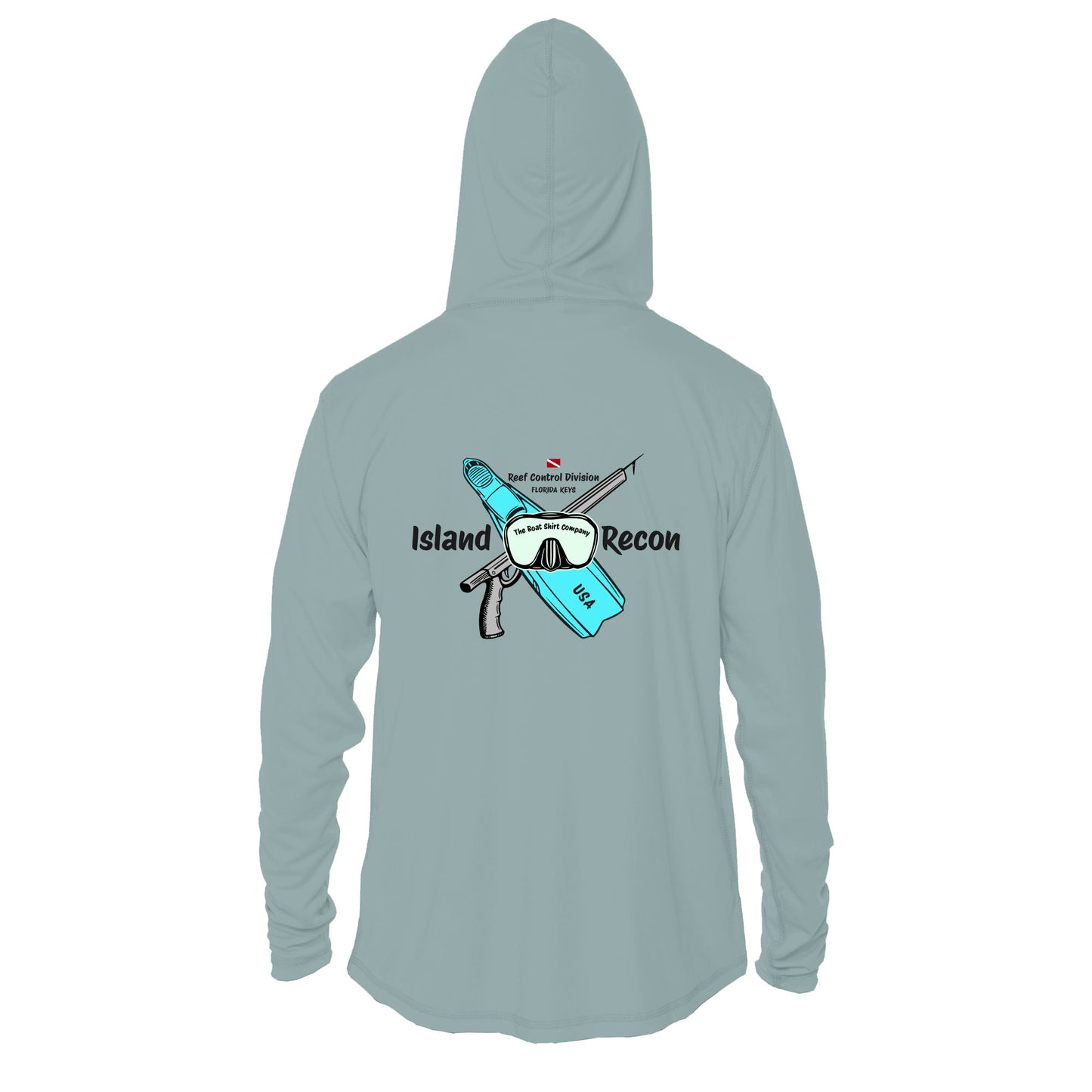 Island Recon UPF 50+ Sun Hoodie – Custom Spear Ops Design