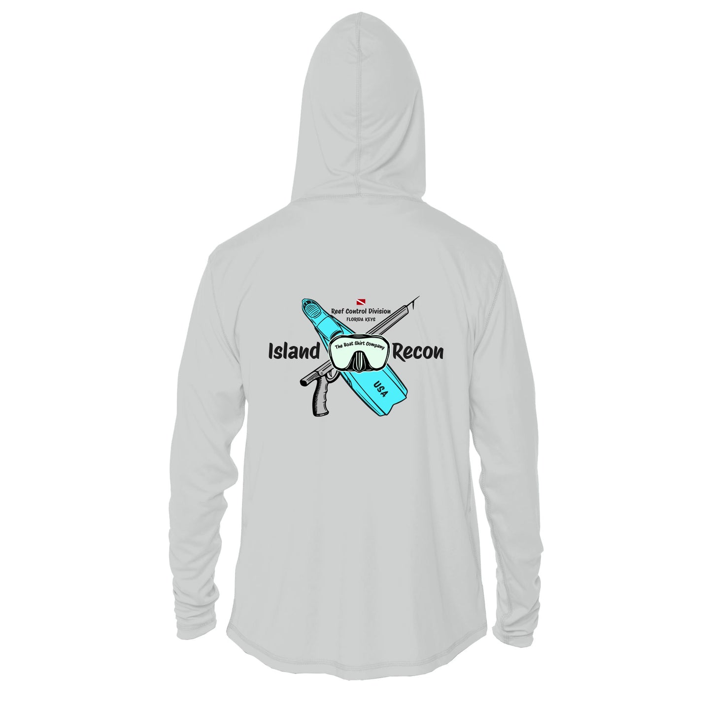 Island Recon UPF 50+ Sun Hoodie – Custom Spear Ops Design