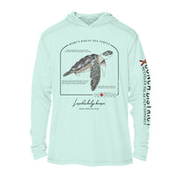 Kemps Ridley Sea Turtle Conservation Status UPF 50+ Sun Protection Hoodie Youth