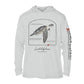 Kemps Ridley Sea Turtle Conservation Status UPF 50+ Sun Protection Hoodie Youth
