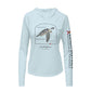 Kemps Ridley Sea Turtle Conservation Status Hoodie | Womens Recycled Solar Performance