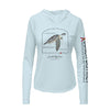 Kemps Ridley Sea Turtle Conservation Status Hoodie | Womens Recycled Solar Performance