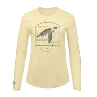Kemps Ridley Sea Turtle Conservation Status Shirt | Womens Recycled Solar Performance