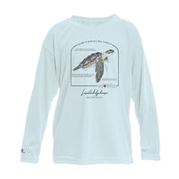 Kemps Ridley Sea Turtle Conservation Status UPF 50+ Sun Protection Shirt Toddler & Youth