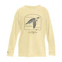 Kemps Ridley Sea Turtle Conservation Status UPF 50+ Sun Protection Shirt Toddler & Youth